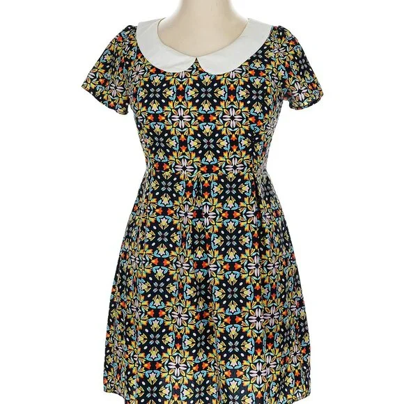 Modcloth "Record Time" in Kaleidoscope - Picture 2 of 6